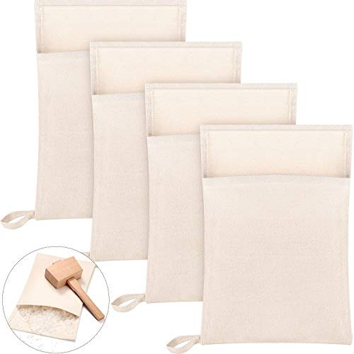 Lewis Bag Canvas Ice Bag Crushed Ice Bag Reusable Canvas Bag for Crushed Ice Dried Ice (4)