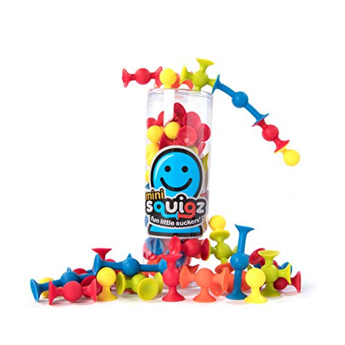 Fat Brain Toys 30 pc Mini Squigz - Mini Squigz 30 Piece Set Building & Construction for Ages 5 to 9 Fat Brain Toys 30 pc Mini Squigz - Mini Squigz 30 Piece Set Building & Construction for Ages 5 to 9