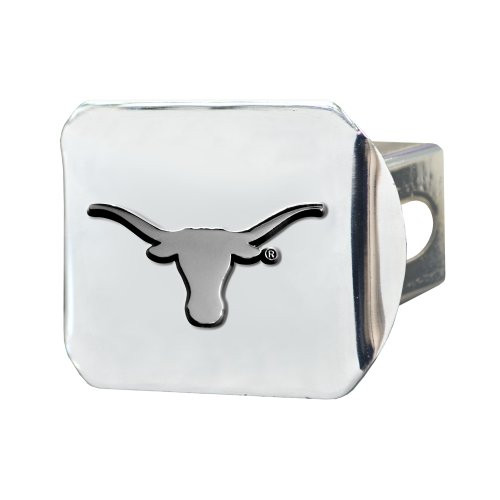 FANMATS 14999 NCAA University of Texas Longhorns Chrome Hitch Cover FANMATS 14999 NCAA University of Texas Longhorns Chrome Hitch Cover