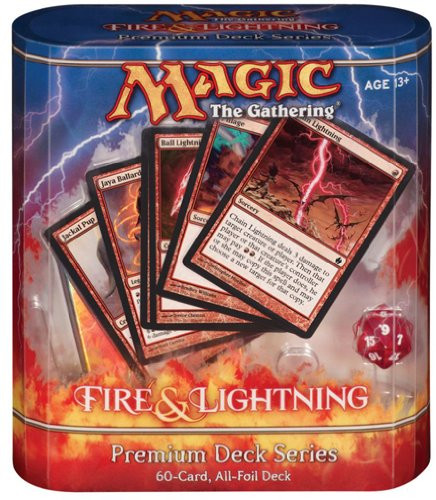Fire and Lightning Magic The Gathering Premium Deck Series