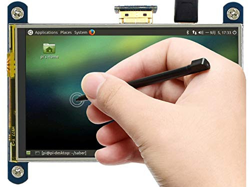 4 inch HDMI LCD IPS Display 800x480 Resolution Resistive Touch Screen HDMI Interface for Raspberry Pi 4B/3B+/3B/2B/B+/A+/Zero W,Support Raspbian/Ubuntu/Kali/Retropie