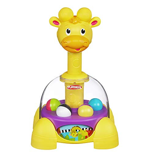 Playskool Giraffalaff Tumble Top Spinning and Popping Cause and Effect Toy for Babies and Toddlers 1 Year and Up (Amazon Exclusive)