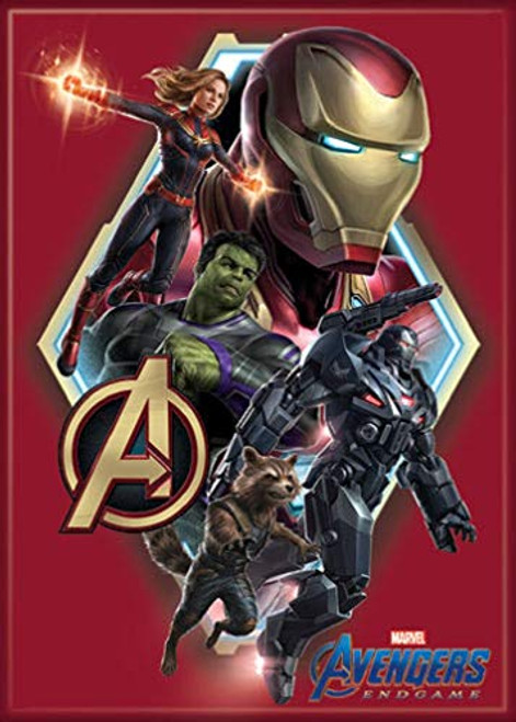 Ata-Boy Marvel Comics Avengers Endgame Group on Red 2.5" x 3.5" Magnet for Refrigerators and Lockers Ata-Boy Marvel Comics Avengers Endgame Group on Red 2.5" x 3.5" Magnet for Refrigerators and Lockers