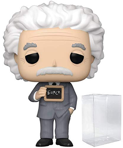 Funko Pop Icons: History - Albert Einstein Vinyl Figure (Includes Compatible Pop Box Protector Case)