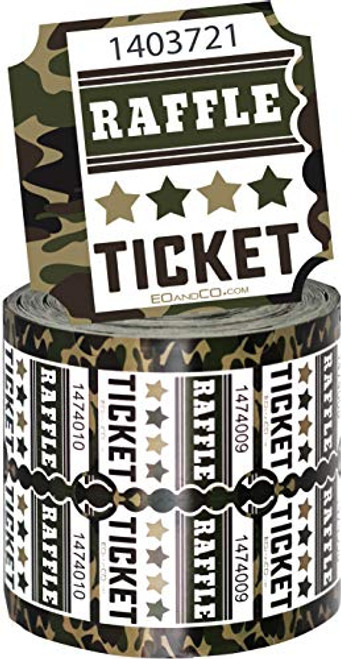 Raffle Tickets | Premium Double Ticket Roll | Easy Tear Apart Ticket Roll for Raffles | 1000 Count Double Raffle Tickets | Large Event Tickets with Contact Info (Matte Red, White & Blue)