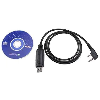 NSKI USB Programming Cable for UV-5R UV-3R + Two Way Radio with Driver CD by Purple-Violet