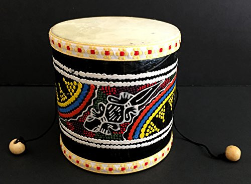 Djembe Drum Wood Hand Drum Hand Painted Damaru Mini Drum - JIVE BRAND - Professional Sound
