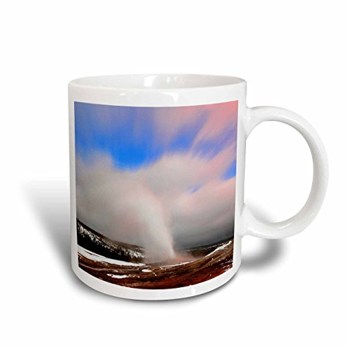 3dRose mug_26404_1 Old Faithful Geyser in Winter Yellowstone National Park Ceramic Mug, 11-Ounce 3dRose mug_26404_1 Old Faithful Geyser in Winter Yellowstone National Park Ceramic Mug, 11-Ounce