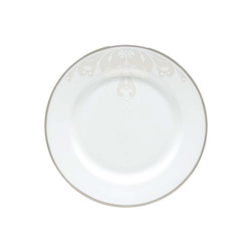 Lenox Opal Innocence Scroll Bread Plate, Butter, White