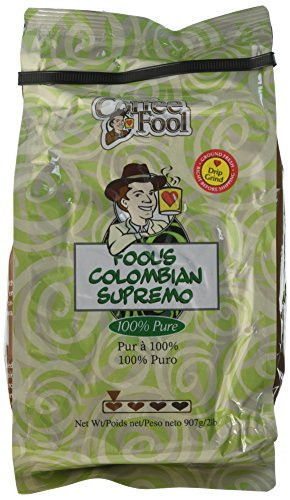 The Coffee Fool Colombian Supremo, Drip Grind, 2 Pound