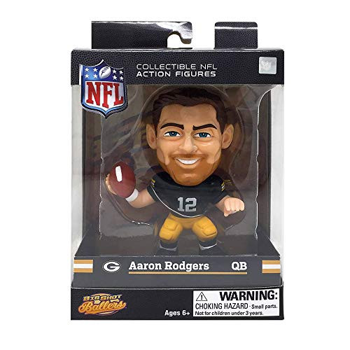 NFL Big Shot Ballers Aaron Rodgers (Green Bay Packers) 5" Figure NFL Big Shot Ballers Aaron Rodgers (Green Bay Packers) 5" Figure