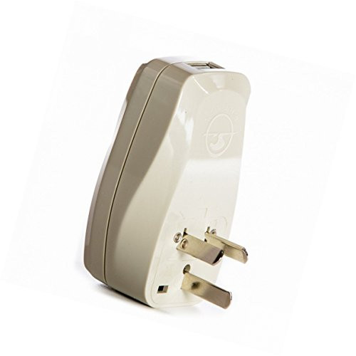 REGVOLT Grounded Universal Plug Adapter Type I for Australia, China, New Zealand and more - CE Certified - RoHS Compliant (3 in 1 + USB and Surge Protection)