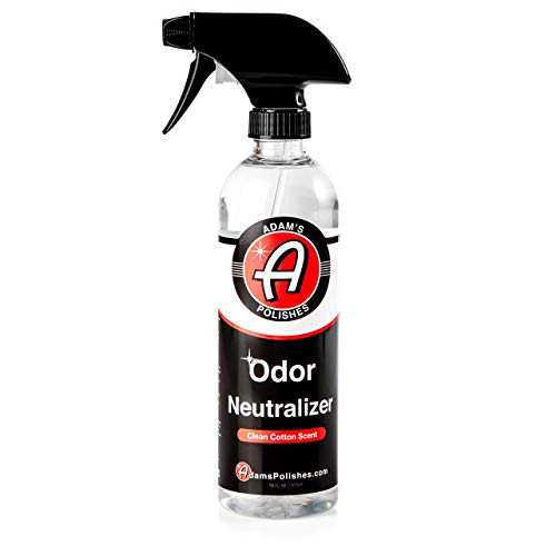 Adam's Odor Neutralizer - Specially Formulated Air Freshener That Eliminates Harmful Odors from Car Interior Accessories, Leather Seats, Carpet Upholstery, Pet Odors (Clean Cotton Scent)