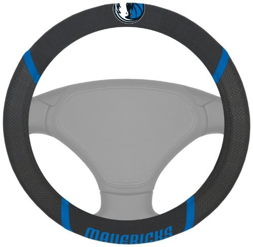 Fanmats 14852 NBA Dallas Mavericks Polyester Steering Wheel Cover, 15"x15" Fanmats 14852 NBA Dallas Mavericks Polyester Steering Wheel Cover, 15"x15"