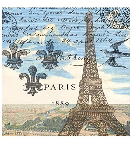 Michel Design Works 20-Count 3-Ply Paper Luncheon Napkins, Paris