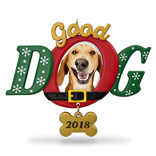 Hallmark Keepsake Christmas Ornament 2018 Year Dated, Good Dog Picture Frame, Photo Frame Hallmark Keepsake Christmas Ornament 2018 Year Dated, Good Dog Picture Frame, Photo Frame