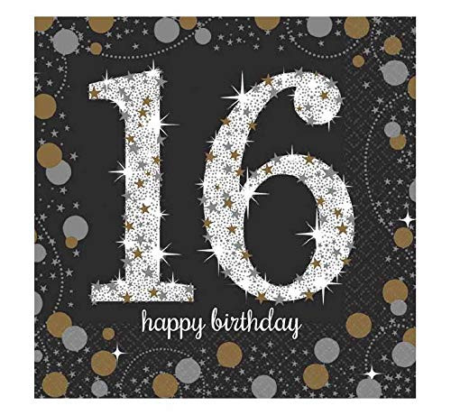 Sparkling Celebration"16" Beverage Napkins, Birthday, 192 Ct.