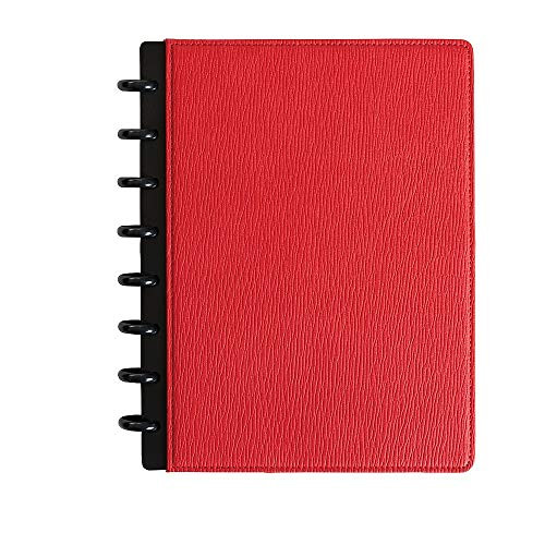 Staples 2724778 Arc Customizable Notebook System 5.5-Inch x 8.5-Inch Red Each