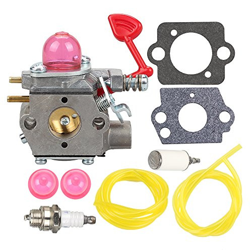 Mckin WT-875 545081855 Carburetor with Fuel Line Filter for Craftsman Poulan Pro Blower BVM200C BVM200VS P200C GBV325 P325 200mph Blower