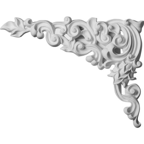 Ekena Millwork ONL12X16KI-L 11 3/4-Inch W by 15 3/4-Inch H by 1 3/8-Inch P Kinsley Onlay, Left