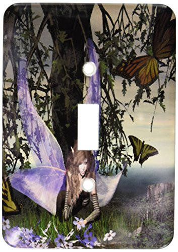 3dRose LLC lsp_22526_1 Amazed A Fairy That Is Amazed Single Toggle Switch