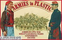 American Civil War Wheat's Louisiana Tiger Confederate Zouaves (20) 1/32 Armies in Plastic