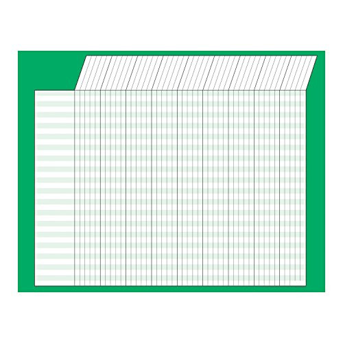 Trend Enterprises Inc. Green Horizontal Incentive Chart, 22" x28"