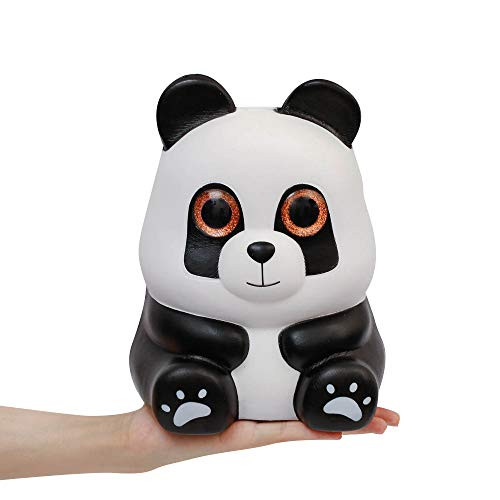 Anboor 8.7 Inches Panda Squishies Jumbo Kawaii Soft Slow Rising Scented Animal Big Eyes Squishies Stress Relief Kids Toys Decorative Props