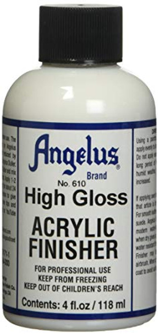 Angelus Brand Acrylic Finisher, High Gloss No. 610, 4 Ounce Bottle (610-04-000) Angelus Brand Acrylic Finisher, High Gloss No. 610, 4 Ounce Bottle (610-04-000)