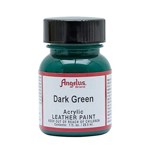 Angelus Acrylic Leather Paint - 1 Ounce, Dark Green