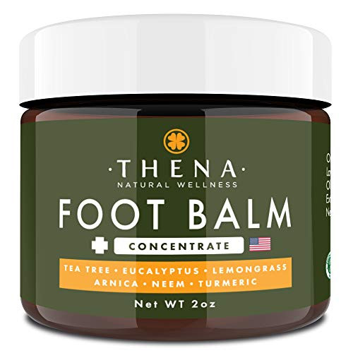 Tea Tree Oil Antifungal Cream Extra Strength, Athletes Foot Balm Dry Skin Cracked Feet & Heel Jock Itch Relief Toenail Fungus Treatment Callus Ringworm For Humans, Best Natural Anti Fungal Foot Care