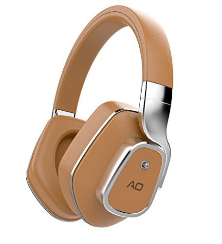 AO Active Noise Cancelling Wireless Bluetooth Headphones - M7 (Brown)