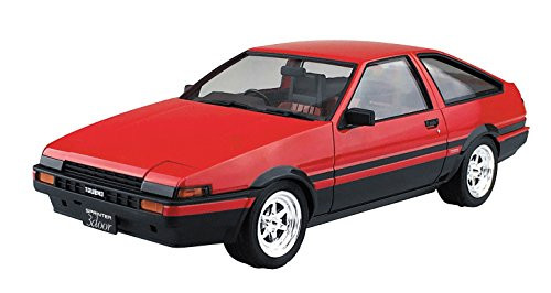 Aoshima 53157 SP Toyota AE86 Trueno Sprinter 1983 Red/Black 1/24 scale kit Aoshima 53157 SP Toyota AE86 Trueno Sprinter 1983 Red/Black 1/24 scale kit