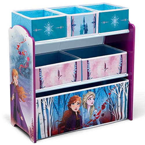 Delta Children Design & Store 6 Bin Toy Storage Organizer, Disney Frozen II