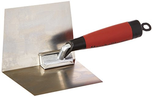 MARSHALLTOWN The Premier Line 23D 4-Inch by 5-Inch Inside Drywall Corner Trowel with DuraSoft Handle