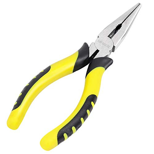 MFIROZ 6 Inch Needle Nose Pliers, Professional Jewelry Pliers and Cutting Pliers. Precision Long Nose Pliers are Suitable for Jewelry Making, Bending Steel Wire, Small Object Grasping, Etc.