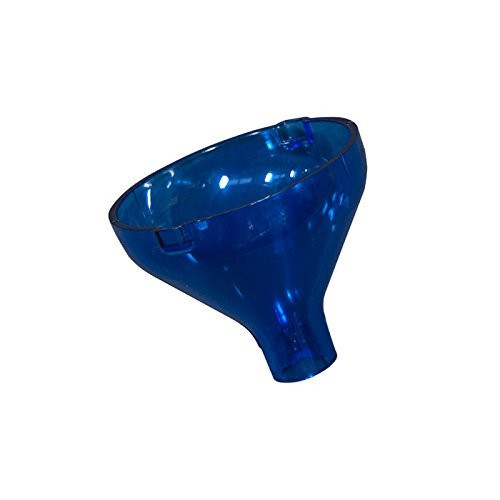 EK USA Ice Funnel Shoot, Bottle Filler for Transferring Liquids including Water, Oil and Wine Between Bottles and Containers, Blue