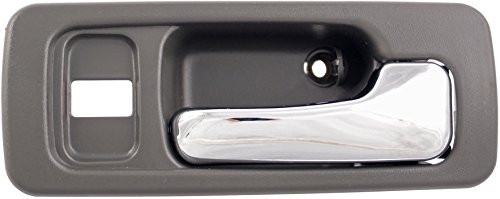 Dorman 92432 Front Passenger Side Interior Door Handle for Select Honda Models, Gray and Chrome