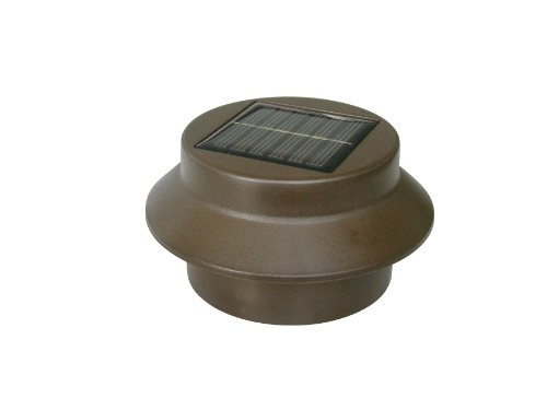 Pine Top Sales 511-0028BW Solar Utility Light, Brown Finish