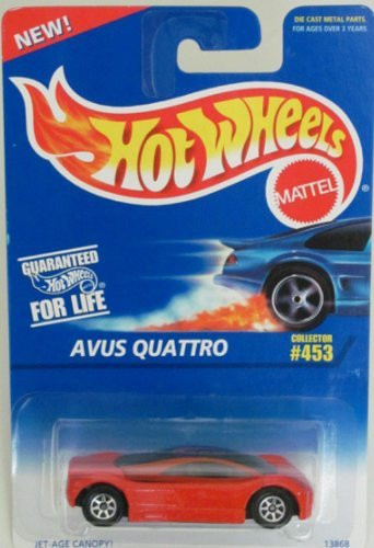 Mattel Hot Wheels 1996 1:64 Scale Red Avus Quattro Die Cast Car Collector #453
