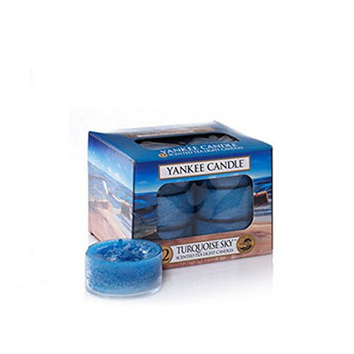 Yankee Candle Turquoise Sky Tea Light Candle, Fresh Scent