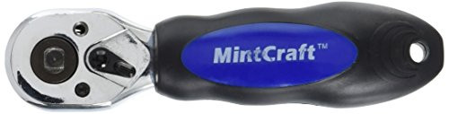 MINTCRAFT 900060 Stubby Ratchet with 1/4 and 3/8-Inch Drive