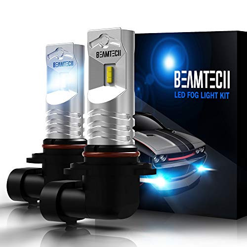 BEAMTECH 9005 Led Fog Light Bulb, CSP Chips 6500K 800 Lumens Xenon White Extremely Super Bright