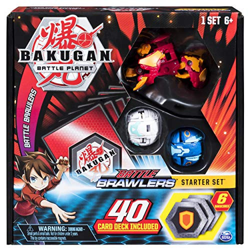 Bakugan, Battle Brawlers Starter Set with Bakugan Transforming Creatures, Pyrus Hydorous, for Ages 6 and Up