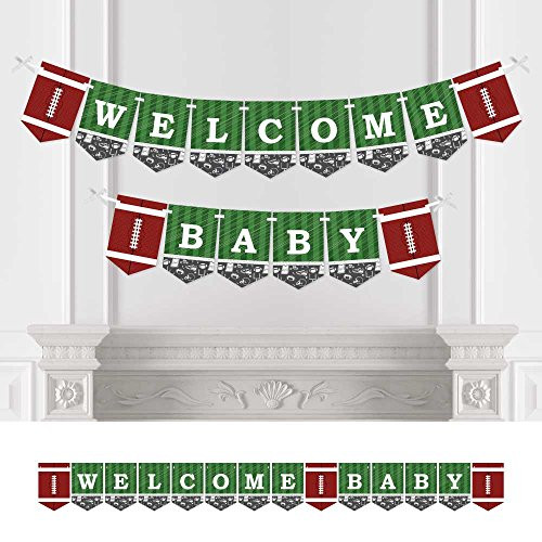 Big Dot of Happiness End Zone - Football - Baby Shower Bunting Banner - Sports Party Decorations - Welcome Baby Big Dot of Happiness End Zone - Football - Baby Shower Bunting Banner - Sports Party Decorations - Welcome Baby