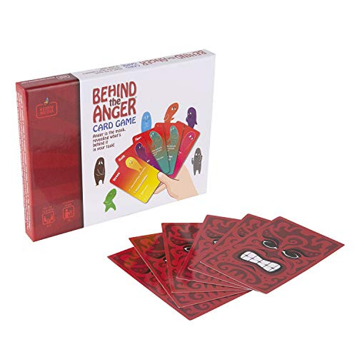 Behind The Anger Card Game for Families - Anger Management Card Game, Comprehensive Anger Control Solution to Develop Coping Skills - for Kids 6+, Teens, Adults