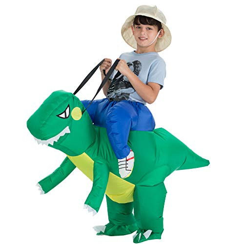 TOLOCO Inflatable Dinosaur T-REX Costume | Inflatable Costumes for Kids| Halloween Costume | Blow Up Costume (Child Dinosaur) TOLOCO Inflatable Dinosaur T-REX Costume | Inflatable Costumes for Kids| Halloween Costume | Blow Up Costume (Child Dinosaur)