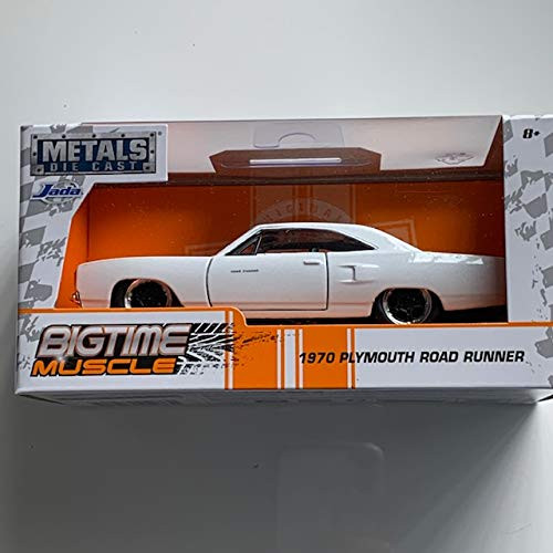 JDA Bigtime Muscle 1970 Plymouth Road Runner 1:32 Scale, White