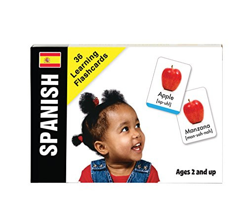 Bilingual Baby Spanish Language Flashcards Set