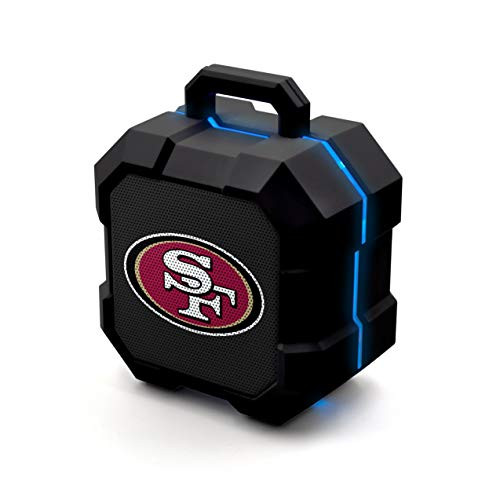 NFL Prime Brands Group ShockBox Bluetooth Speaker, San Francisco 49ers